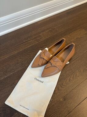 Flattered Ally Leather Cognac Loafers
